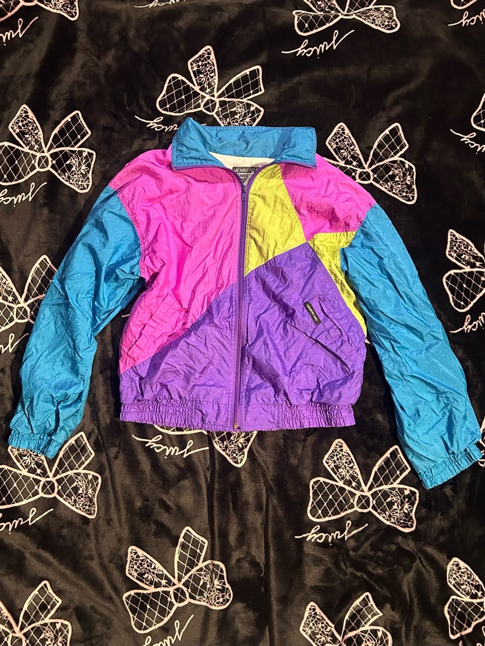 VINTAGE ‘MEMBERS ONLY’ Colourful Windbreaker